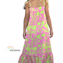 Load image into Gallery viewer, Tropical Neon Dress
