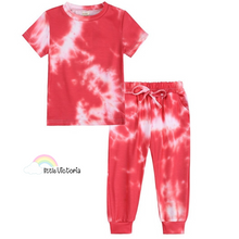 Load image into Gallery viewer, Red Tie Dye All Day loungewear
